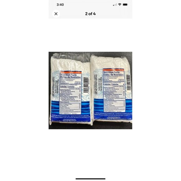 La Tortuga Organic Sea Salt Made in Honduras (2) 14.1 oz Packs - Picture 2 of 4